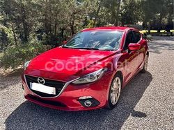 Rojo Usado 2015 Mazda 3 Luxury Berlina | 12.900 € (Precio justo)