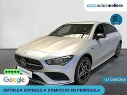 Gris Usado 2021 Mercedes CLA250e Berlina | 27.890 € (Buen precio)