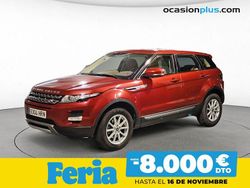 Rojo Usado 2013 Land Rover Range Rover evoque Pure SUV | 14.450 € (Buen precio)