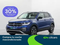 Azul Usado 2022 VW T-Cross Sport SUV | 20.990 € (Precio justo)