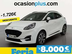 Blanco Usado 2021 Ford Puma ST-Line SUV | 17.264 € (Caro)