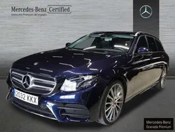 Azul Usado 2018 Mercedes E220 AMG line Familiar | 31.500 € (Precio justo)