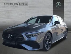 Gris Usado 2024 Mercedes A180 AMG line | 33.900 € (Precio justo)