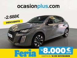 Gris Usado 2025 Peugeot 208 Allure Utilitario | 19.700 € (Precio justo)