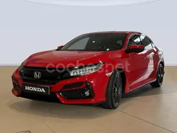 Rojo Usado 2021 Honda Civic Elegance Berlina | 22.990 € (Un poco caro)