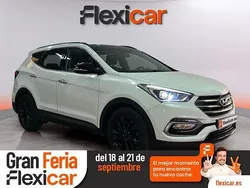 Blanco Usado 2017 Hyundai Santa Fe SUV | 20.990 € (Precio justo)