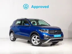 Azul electrico cmetalizadoe Usado 2021 VW T-Cross Sportline SUV | 20.750 € (Precio justo)