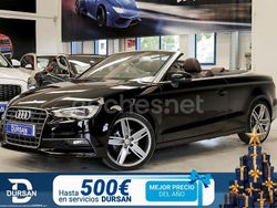 Negro Usado 2015 Audi A3 Cabriolet Ambition Descapotable | 18.990 € (Precio justo)