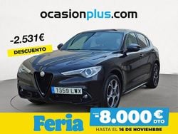 Negro Usado 2022 Alfa Romeo Stelvio Sprint SUV | 27.850 € (Precio justo)