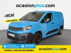 Azul Usado 2019 Peugeot Partner Premium Monovolumen | 10.490 € (Precio justo)