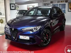 Azul Usado 2019 Alfa Romeo Stelvio Quadrifoglio SUV | 43.000 €