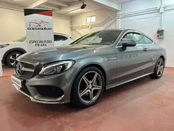 Gris / plata Usado 2016 Mercedes C220 AMG line Coupe | 17.990 € (Super precio)