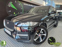 Negro Usado 2016 Jaguar F-Pace R-Sport SUV | 18.990 € (Precio justo)