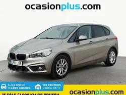 Plateado Usado 2016 BMW 218 Active Tourer Monovolumen | 15.490 € (Un poco caro)