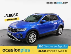 Azul Usado 2023 VW T-Roc Life SUV | 23.350 € (Precio justo)
