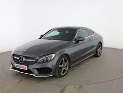 Gris Usado 2017 Mercedes C220 AMG line Coupe | 24.799 € (Buen precio)
