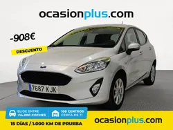 Gris Usado 2018 Ford Fiesta Trend+ Utilitario | 9990 € (Precio justo)