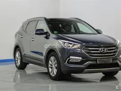 Azul Usado 2017 Hyundai Santa Fe SUV | 24.900 € (Caro)