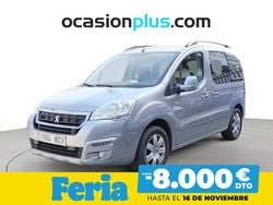Gris Usado 2017 Peugeot Partner Style Van | 12.550 € (Buen precio)
