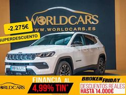 Blanco Usado 2021 Jeep Compass Limited SUV | 19.775 € (Precio justo)
