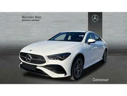 Blanco Usado 2024 Mercedes CLA200 AMG line Berlina | 40.900 € (Precio justo)