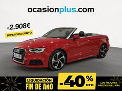 Rojo Usado 2019 Audi A3 Cabriolet S-Line Descapotable | 31.990 € (Caro)
