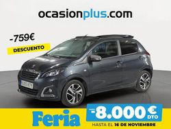 Gris Usado 2019 Peugeot 108 Allure Utilitario | 7990 € (Precio justo)