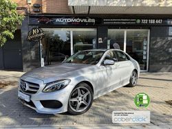 Gris / plata Usado 2016 Mercedes C220 AMG line Berlina | 25.990 € (Precio justo)