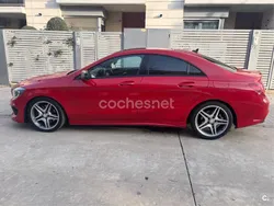 Rojo Usado 2014 Mercedes CLA220 AMG line Berlina | 17.000 € (Precio justo)