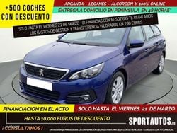 Azul Usado 2019 Peugeot 308 SW Business-Line Familiar | 11.590 €