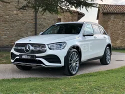 Blanco Usado 2021 Mercedes GLC220 SUV | 39.500 € (Precio justo)