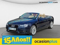 Azul Usado 2012 Audi A5 Cabriolet Descapotable | 19.200 € (Buen precio)
