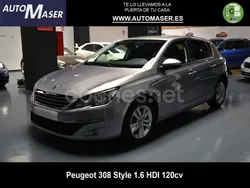 Gris Usado 2016 Peugeot 308 Style Berlina | 8300 € (Precio justo)