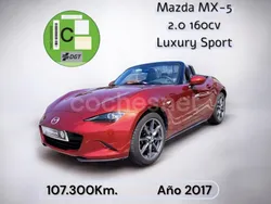 Granate Usado 2017 Mazda MX5 Inclusive Descapotable | 22.900 € (Un poco caro)