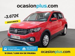 Rojo Usado 2019 VW T-Cross Advance SUV | 16.750 € (Precio justo)