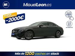 Negro Usado 2021 Mercedes C200 Berlina | 33.985 € (Precio justo)