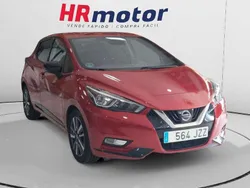 Rojo Usado 2017 Nissan Micra Acenta Utilitario | 9870 € (Precio justo)