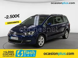 Azul Usado 2018 VW Sharan Advance Monovolumen | 23.450 € (Precio justo)