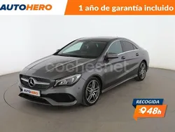 Gris Usado 2017 Mercedes CLA200 AMG line Berlina | 25.499 € (Precio justo)