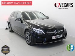 Negro Usado 2020 Mercedes C300e AMG Familiar | 28.700 € (Precio justo)