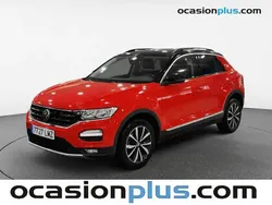 Rojo Usado 2021 VW T-Roc Advance SUV | 18.537 € (Precio justo)