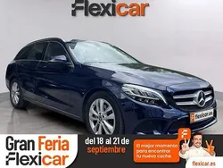 Azul Usado 2019 Mercedes C200 Familiar | 21.990 € (Precio justo)