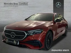 Manufaktur rojo jacinto Usado 2024 Mercedes E220 AMG line Berlina | 84.500 € (Un poco caro)