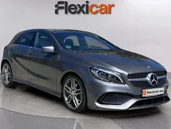 Gris Usado 2017 Mercedes A200 AMG line Berlina | 18.590 € (Precio justo)