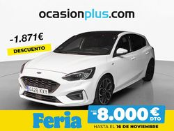 Blanco Usado 2019 Ford Focus ST-Line Berlina | 20.590 € (Un poco caro)
