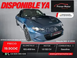 Azul Usado 2019 Mazda MX5 Descapotable | 19.900 € (Precio justo)