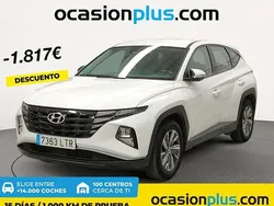 Blanco Usado 2021 Hyundai Tucson SUV | 18.173 € (Precio justo)