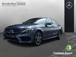 Gris Usado 2017 Mercedes C220 Berlina | 24.900 € (Un poco caro)