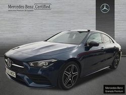 Azul denim Usado 2023 Mercedes CLA200 AMG line Berlina | 36.900 € (Precio justo)