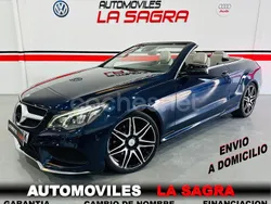 Azul Usado 2013 Mercedes E220 Descapotable | 18.500 € (Un poco caro)